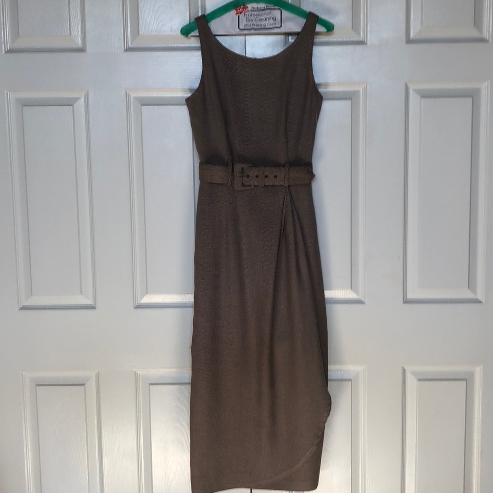 Ankle length wrap dress